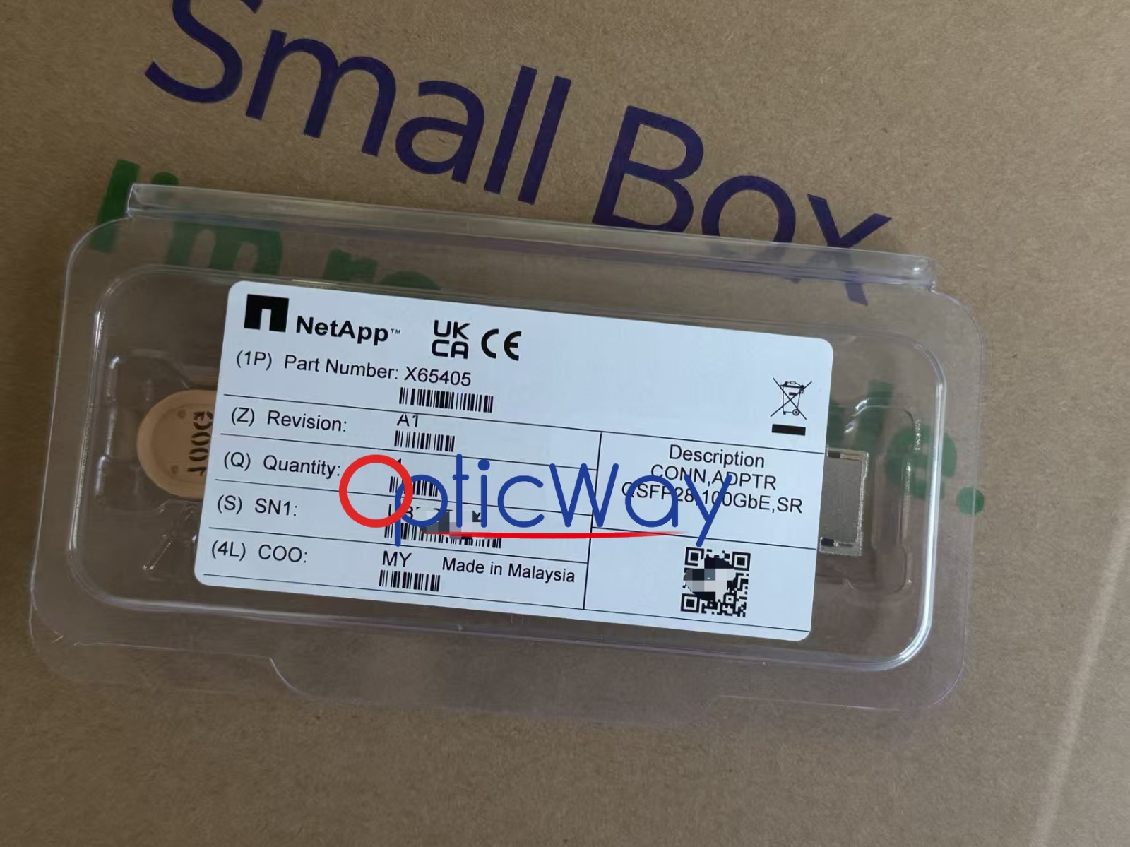 NETAPP X65405 QSFP28 100G SR4 Version A0  332-00440+A0