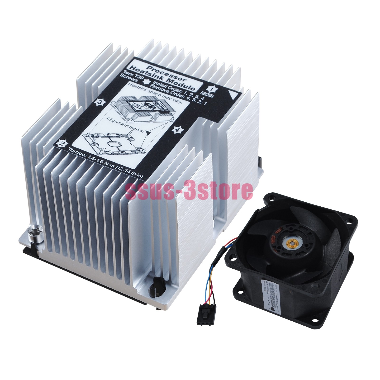 Cooling Fan 01KP642 + Heatsink 01KP655 For Lenovo Thinksystem SR550 Server
