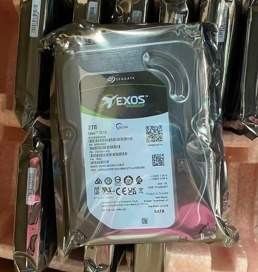 Seagate Exos ST2000NM000B 7E10 2TB 7200RPM SATA 6.0Gb/s 3.5" Internal Hard Drive