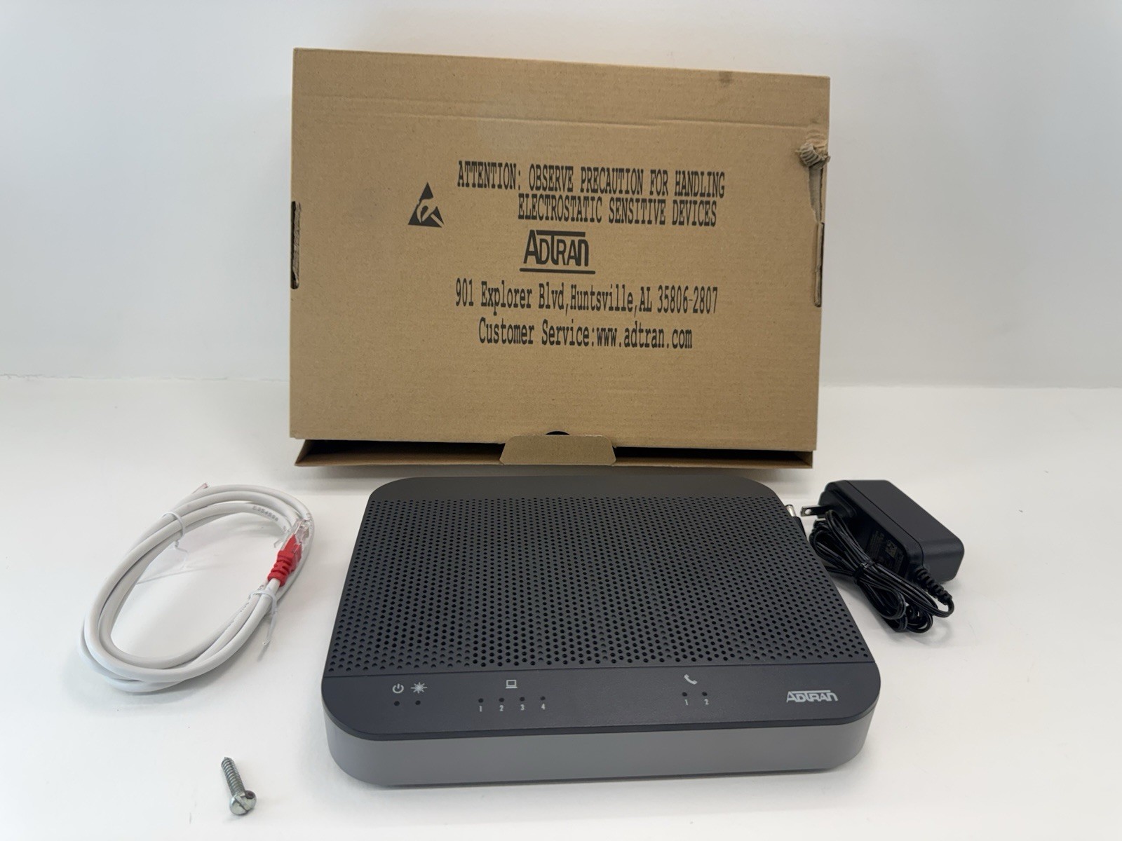 *NEW* ADTRAN 1287835F1C - TA 324 (4th Gen) GigE ONT, 2POTS/4GE BVMCR10DRA