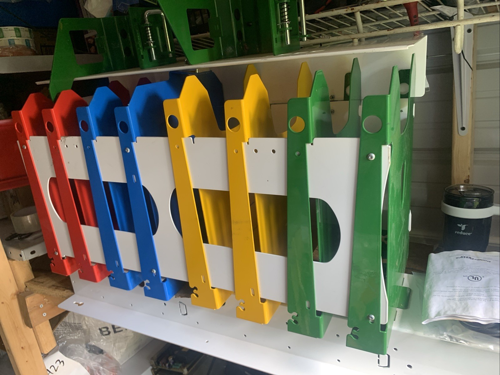 PowerGistics  Wall Charging Tower Series Setup 8 Shelf Rev F See Images/Desc.