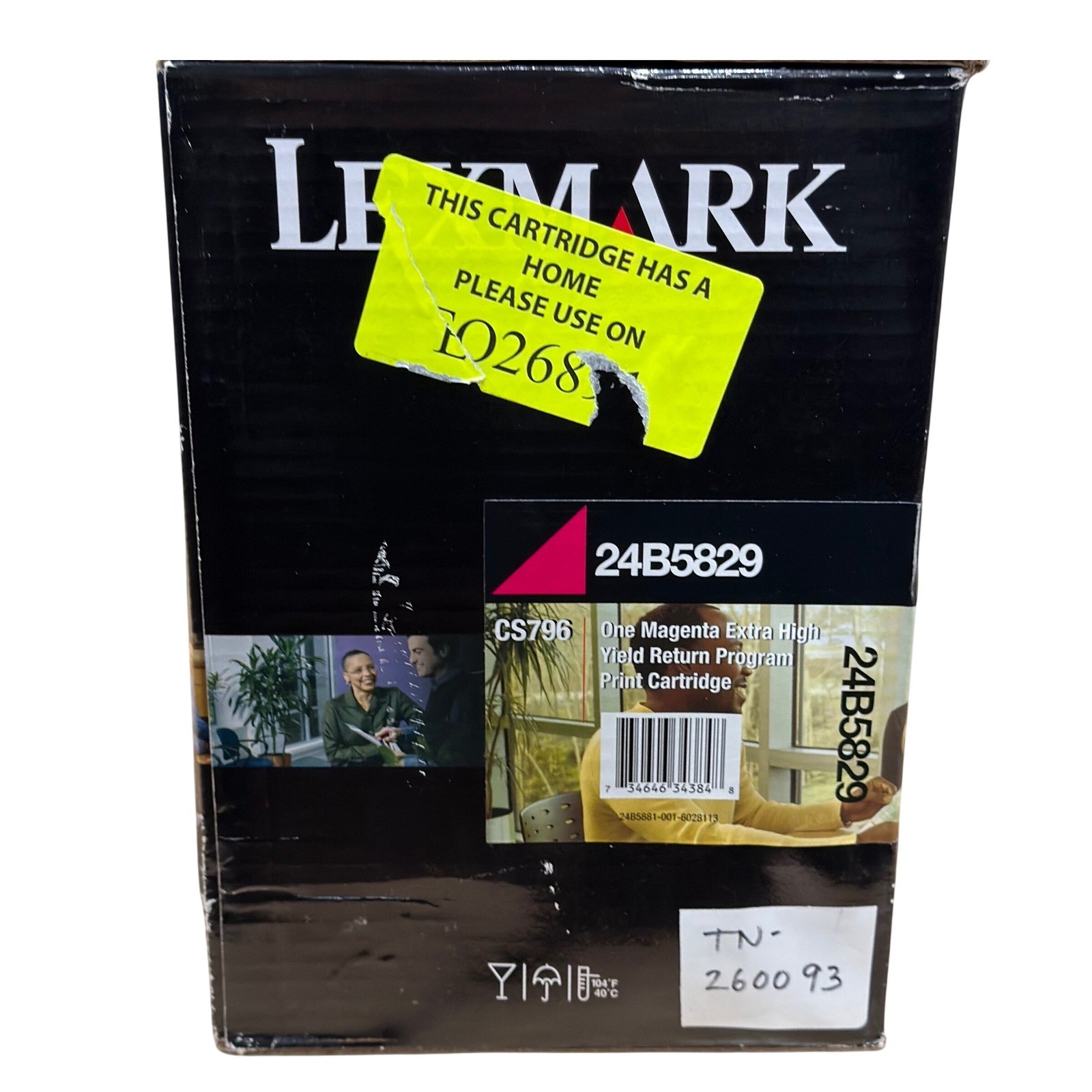 Lexmark 24B5829 OEM Magenta Extra High Yield Toner CS796 New Sealed