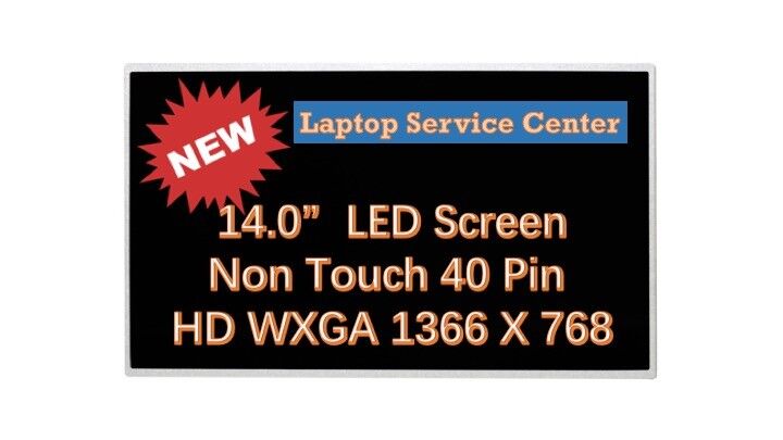 DELL 1W3CW LAPTOP LED LCD Screen 01W3CW HT140WXB-501 14.0\