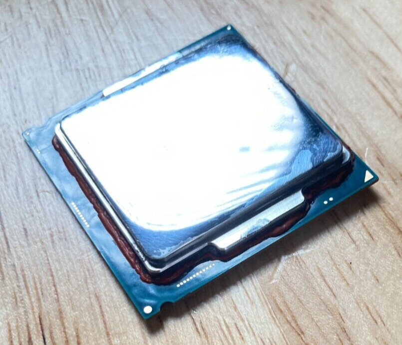 Intel Core i7-8700K der8auer 100% Silver IHS Binned CPU Tested Rare