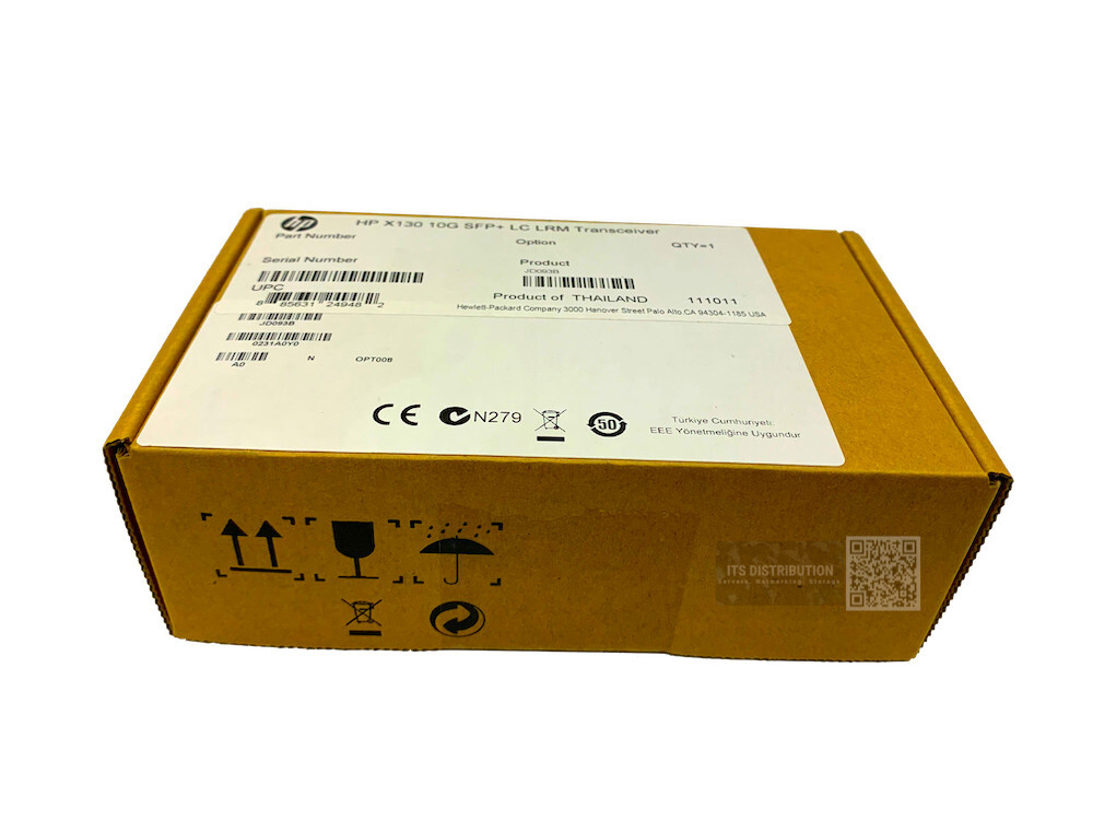 JD093B I Genuine HPE X130 10G SFP+ LC LRM XCVR 0231A0Y0 Transceiver NEW SEALED