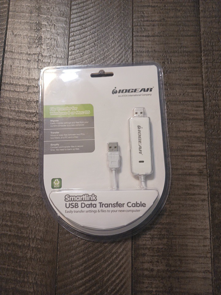 IOGEAR - GUN262WE - Smartlink USB Data Transfer Cable NEW SEALED file transfer 