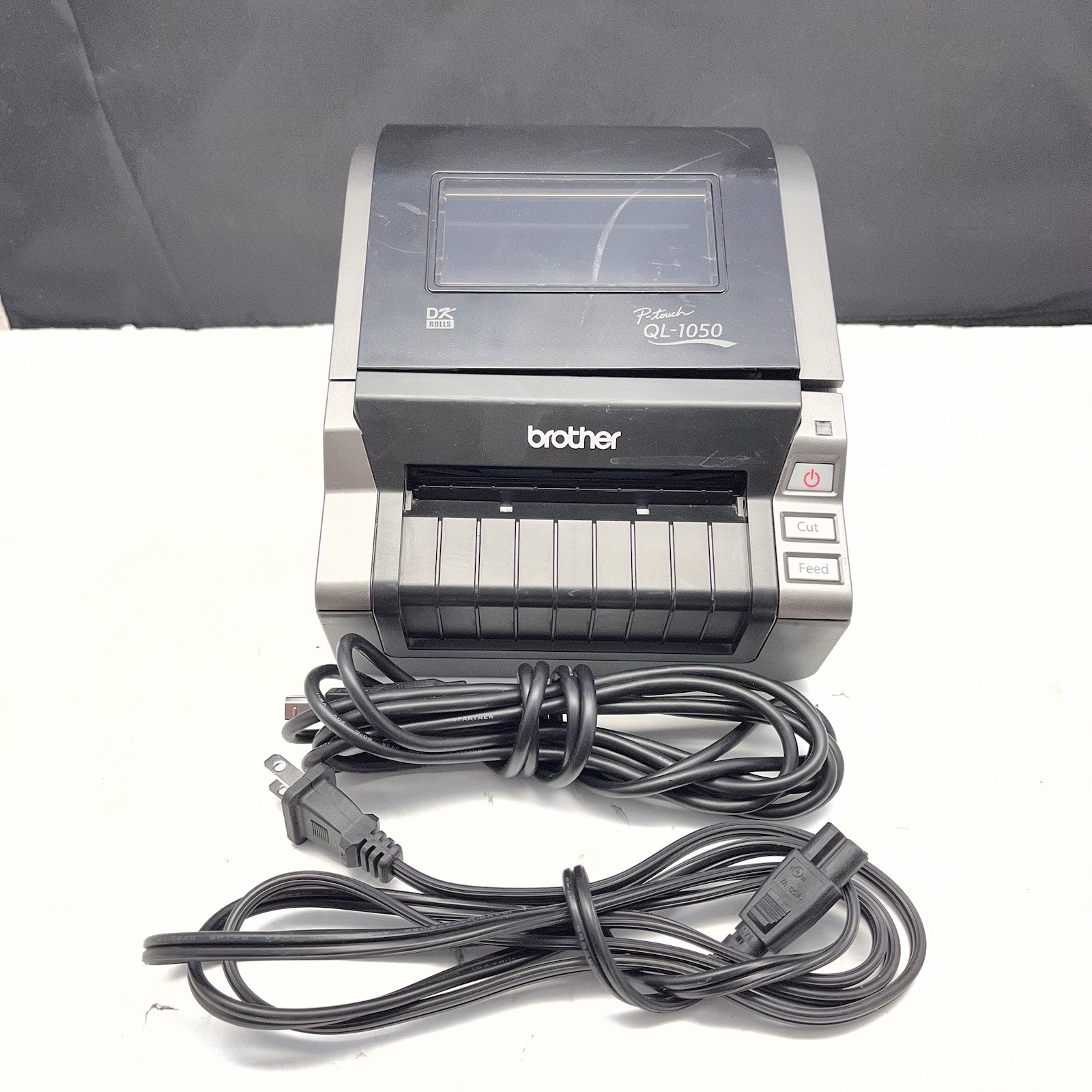 Brother P-Touch QL-1050 Thermal Label Printer USB Serial K7