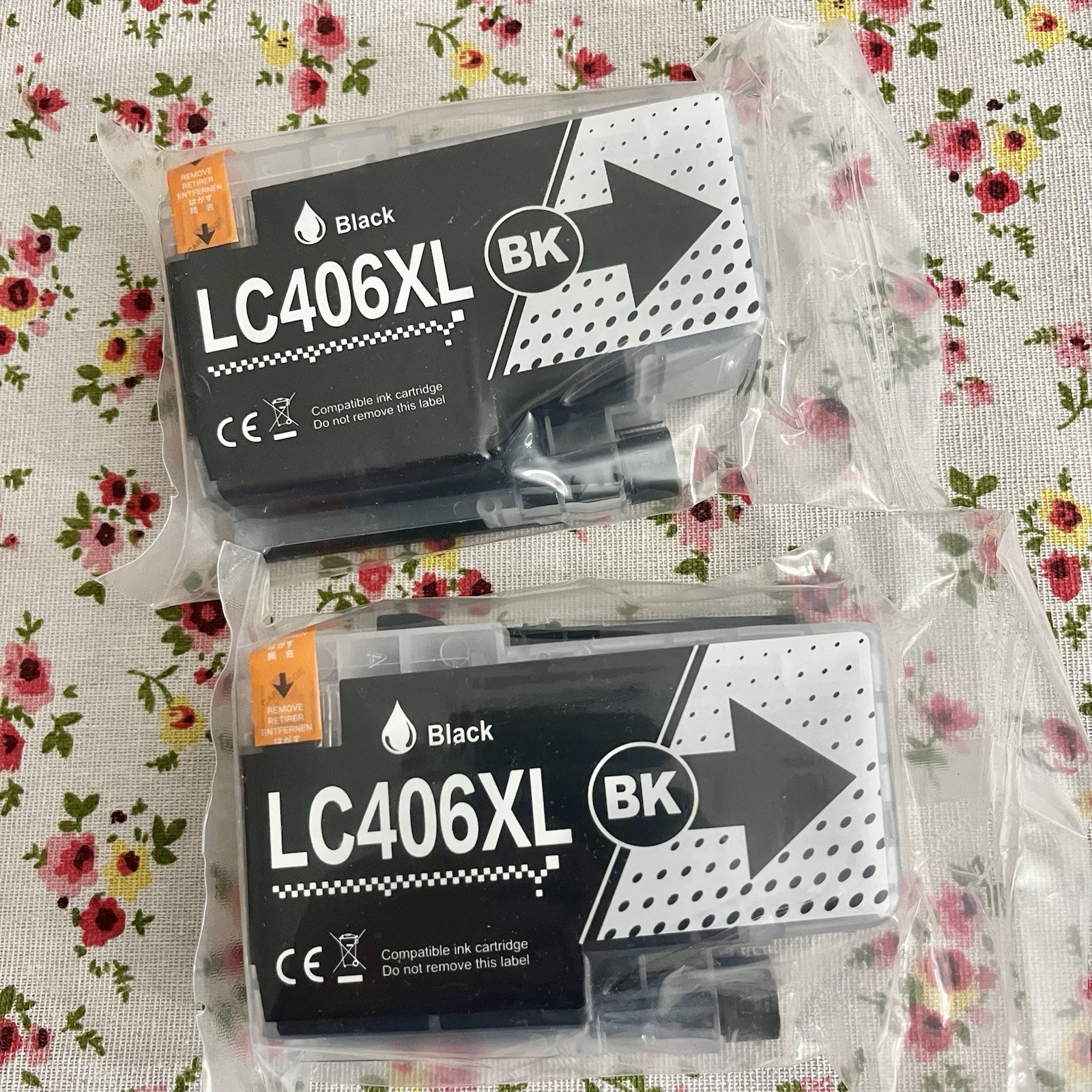 2pk LC406XL Black Ink Cartridges for Brother LC 406 MFC-J4335DW MFC-J4535DW