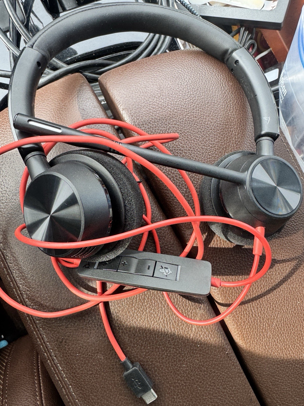 Poly Blackwire 3320 Stereo  USB-C Headset +USB-C/A Gaming Microsoft Team's Etc