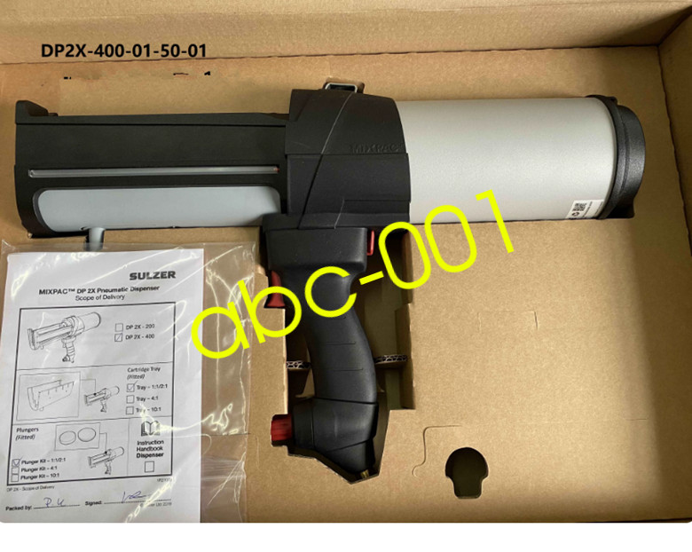 1PCS NEW  MIXPAC pneumatic glue gun 400ml 10:1 DP2X-400-10-50-01