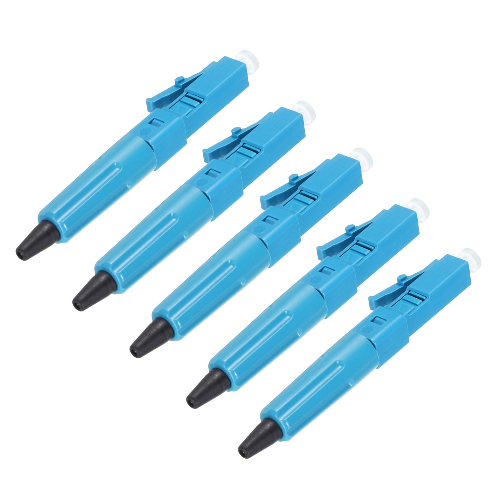 5PCS LC UPC Fiber Optic Quick Connector, LC SM Fiber Fast Connectors Adapter