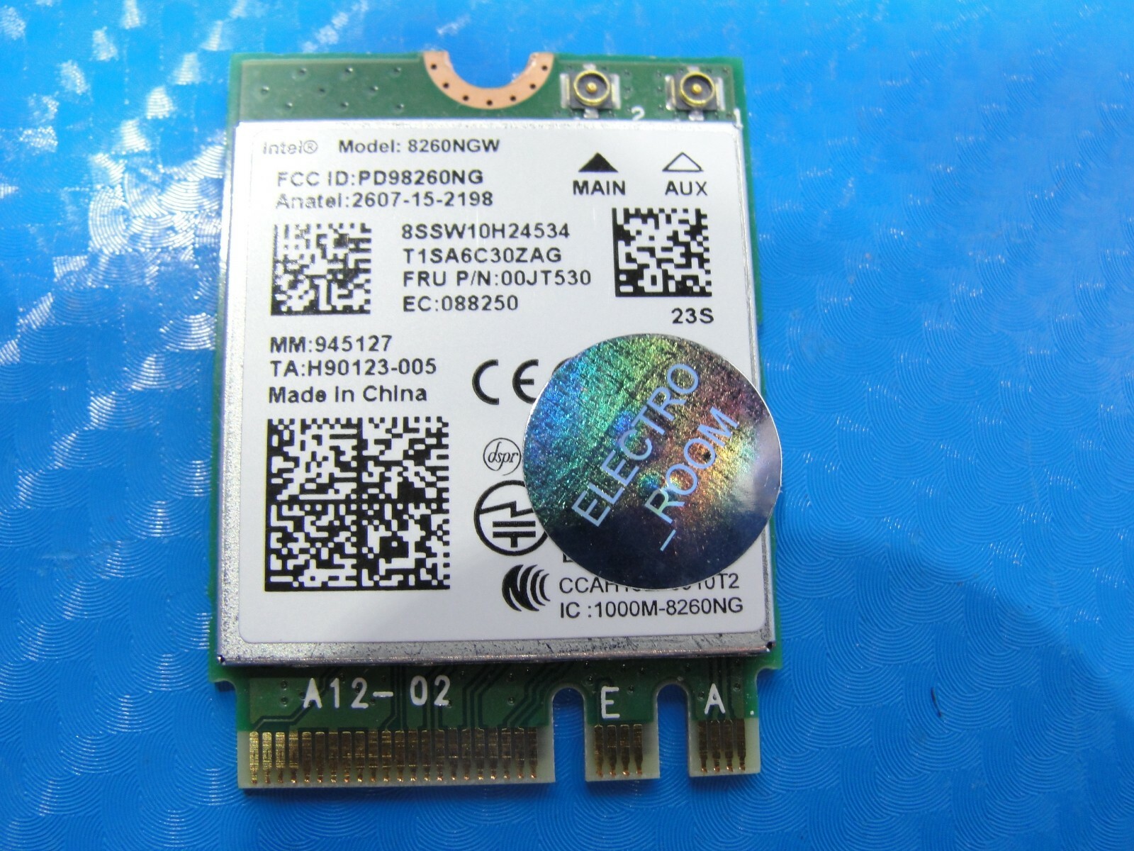 Lenovo ThinkPad 15.6" P50 OEM Wireless WiFi Card 8260NGW 00JT530 SW10H24534