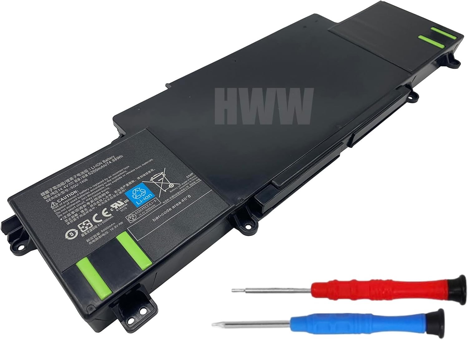 HWW New 14.4V 74.88Wh 5200mAh Replacement SQU 1406 Laptop Battery Compatible