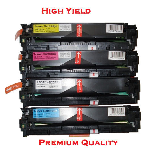 4PK Combo (BK,C,M,Y) for CF210X (CF210A),CF211A,CF212A,CF213A,HP 131X,131A