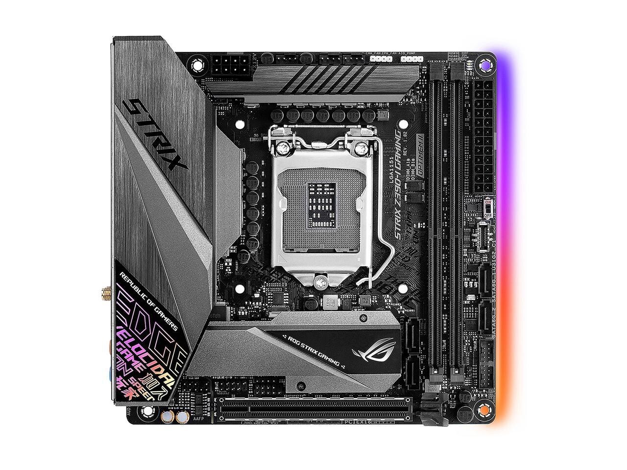ASUS ROG Strix Z390-I LGA1151 Mini ITX MB - DDR4, USB 3.1, WiFi motherboard