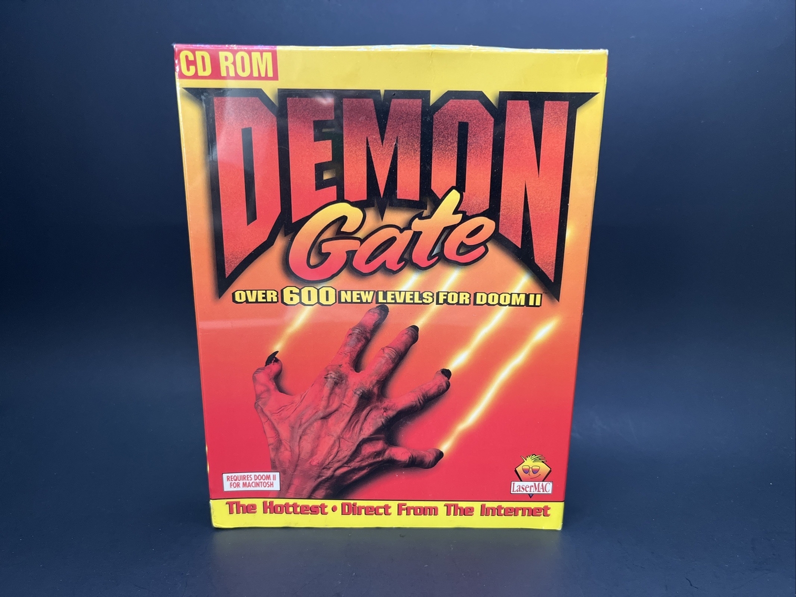 Doom II - Demon Gate Laser MAC Add-On 1995 RARE BIG BOX  New SEALED Video Game