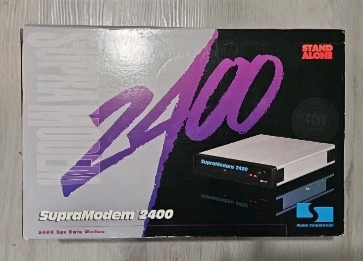 SupraModem 2400 Data Modem 