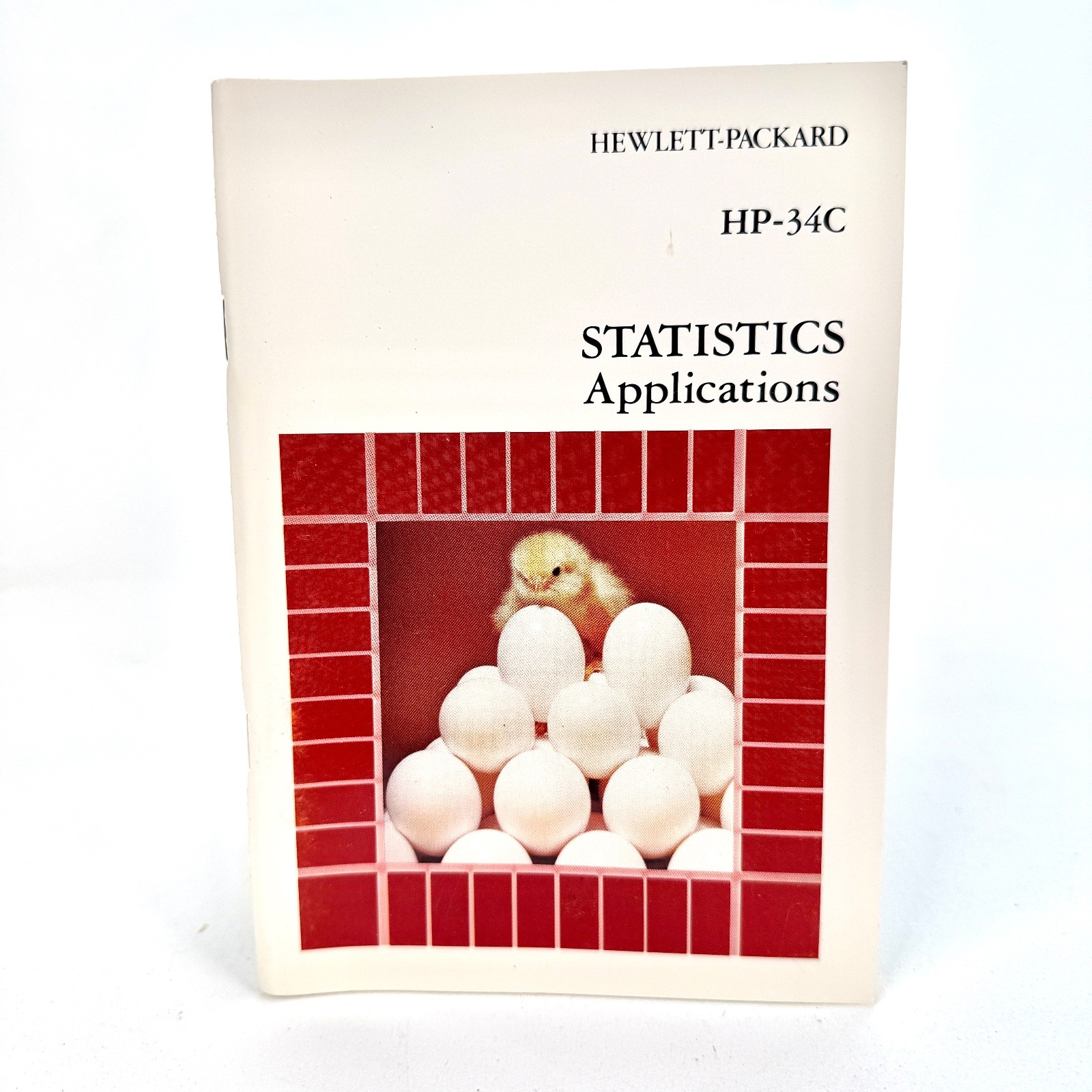 HP-34C Statistics Applications Book 1980 00034-90033 for Vintage Calculators