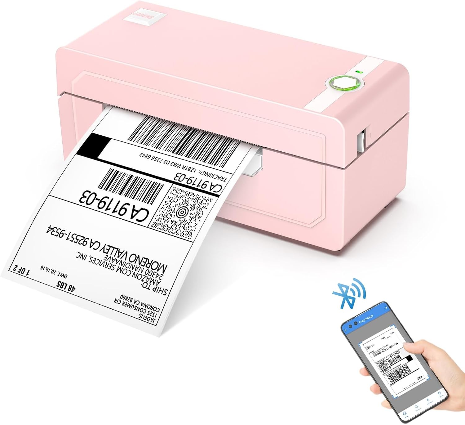Bluetooth Thermal Shipping Label Printer Wireless 4x6 Label Printer HOT US