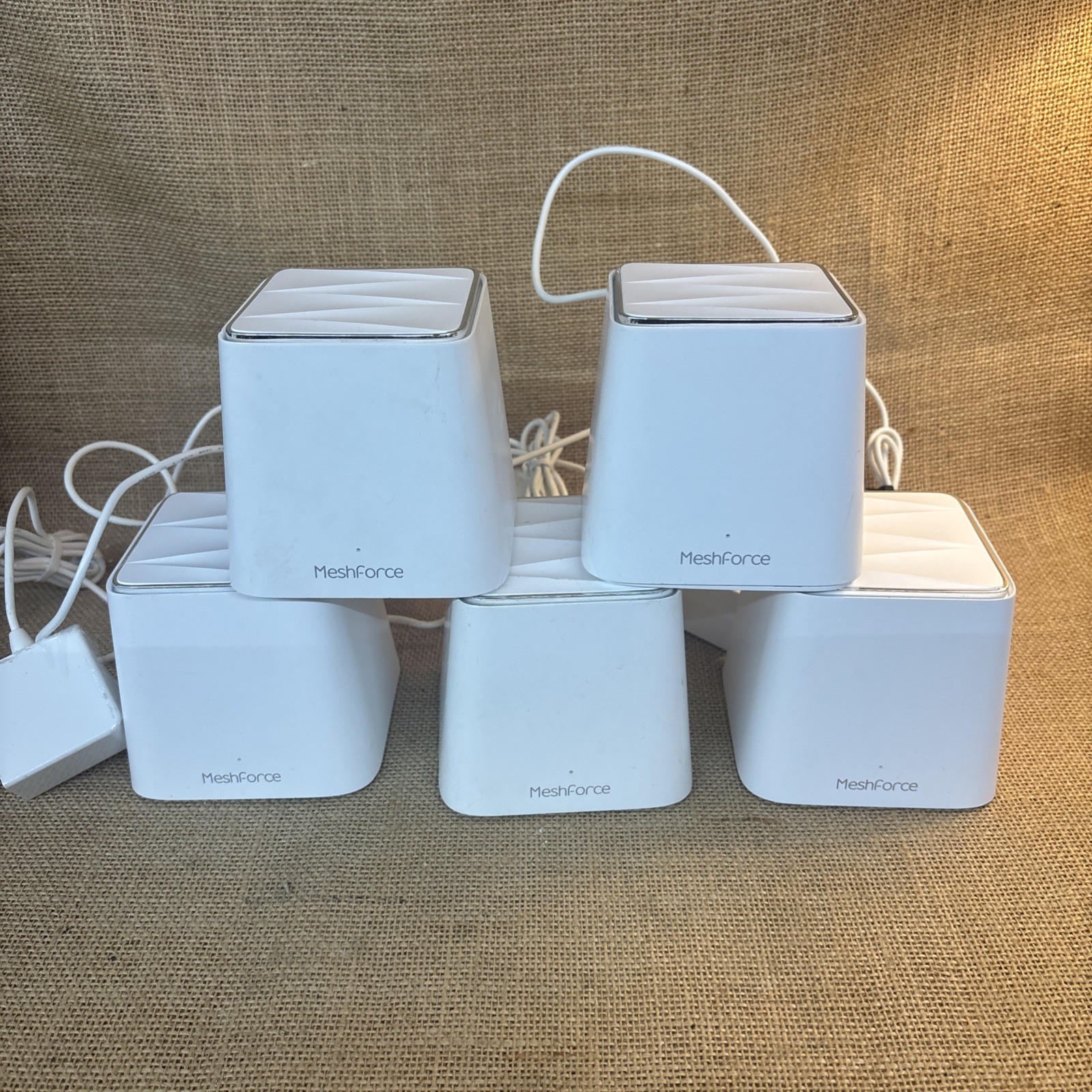 5 MeshForce M3/M3s White Dual Band Whole Home Mesh WiFi System Wireless Routers