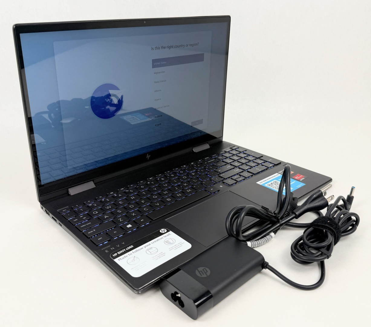 HP ENVY x360 15m-ee0013dx 15.6" FHD Touch Ryzen 5 4500U 2GHz 8GB 256GB W11 Dents