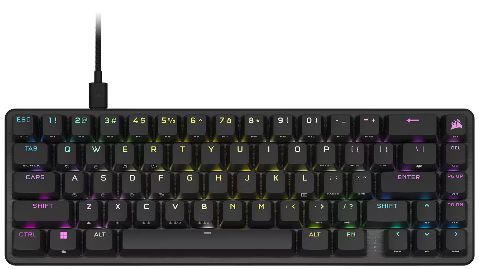 CORSAIR - K65 PRO MINI RGB 65% Optical-Mechanical Gaming Keyboard Backlit RGB...