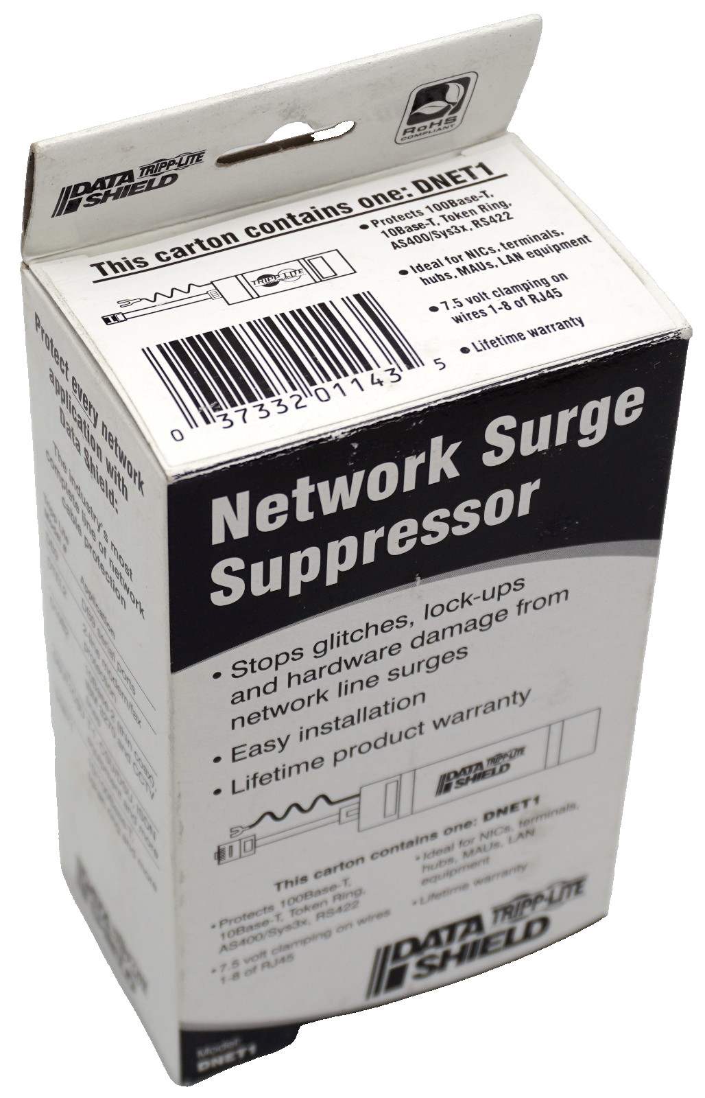 TRIPP-LITE DNET1 Network Datashield Surge Suppressor - NEW