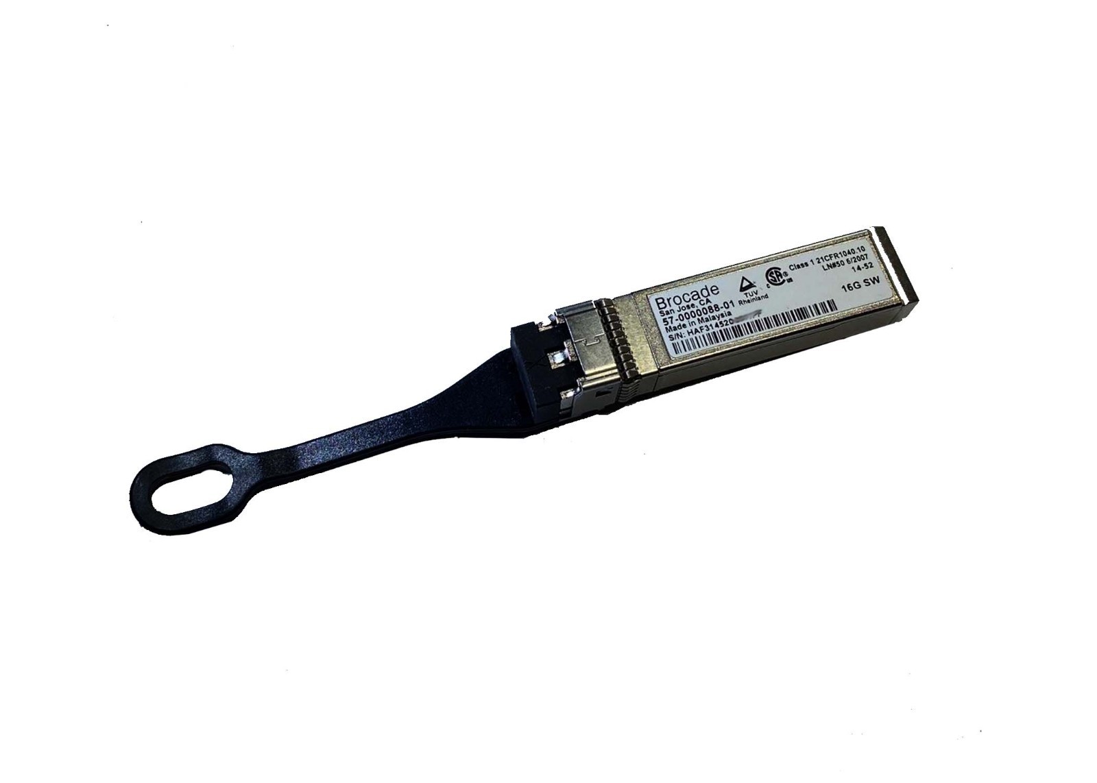 Lenovo 88Y6393 Brocade 16Gb 850nm SFP+ 16G fiber channel SW MMF Transceiver.