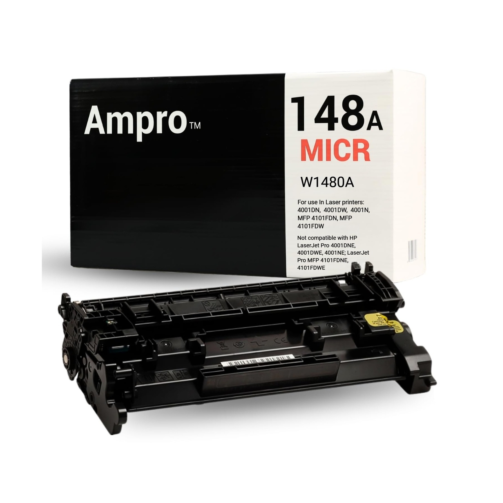 Ampro 148A MICR, W1480A MICR Compatible with HP 148A MICR, W1480A,MICR This C...