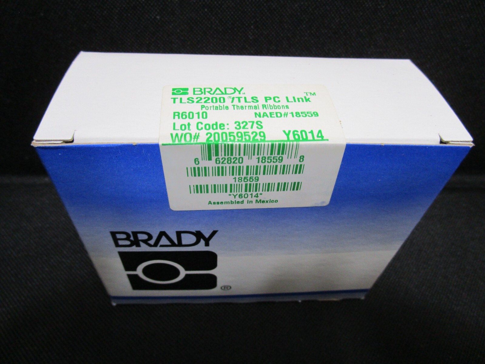 Brady R6010 Black Printer Ribbon for TLS2200, TLS PC Link... Y6014