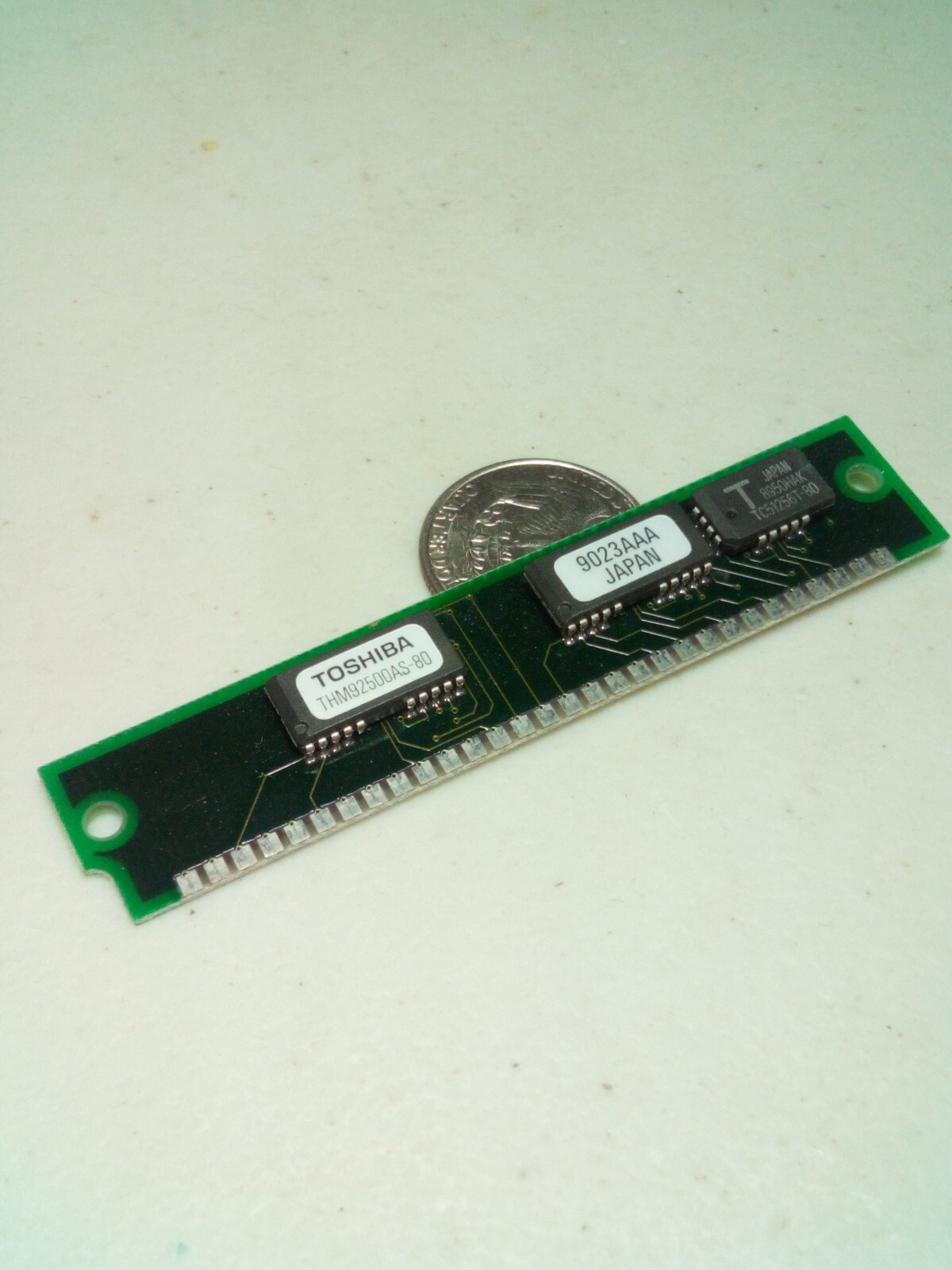 Toshiba 30 Pin Sim THM92500AS-80 UNTESTED Great Condition Rare Find Tc5156t-80