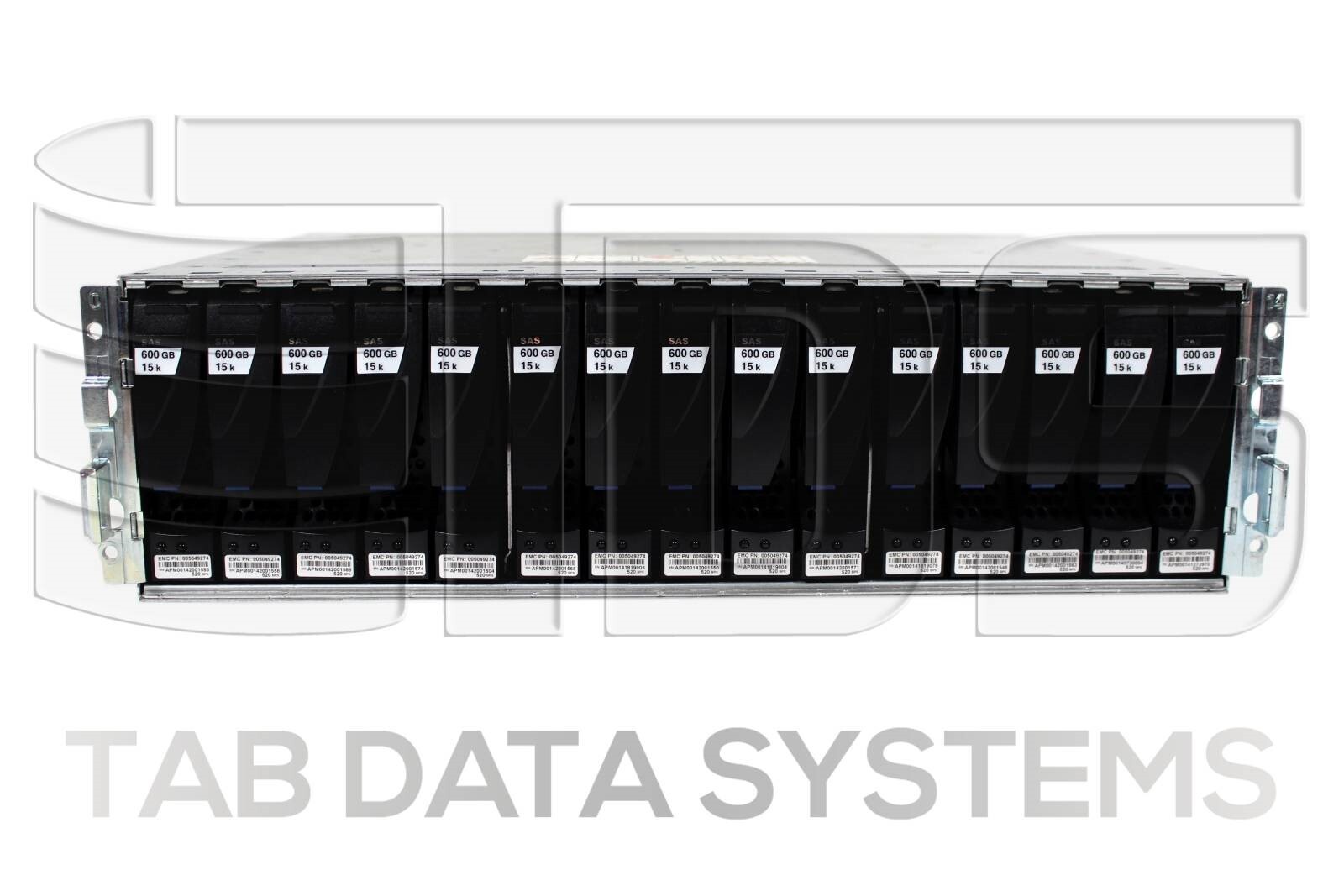 EMC VNX6GSDAE15 w/ 15x V4-VS15-600 600GB 15K 6Gbps 3.5" SAS HDD