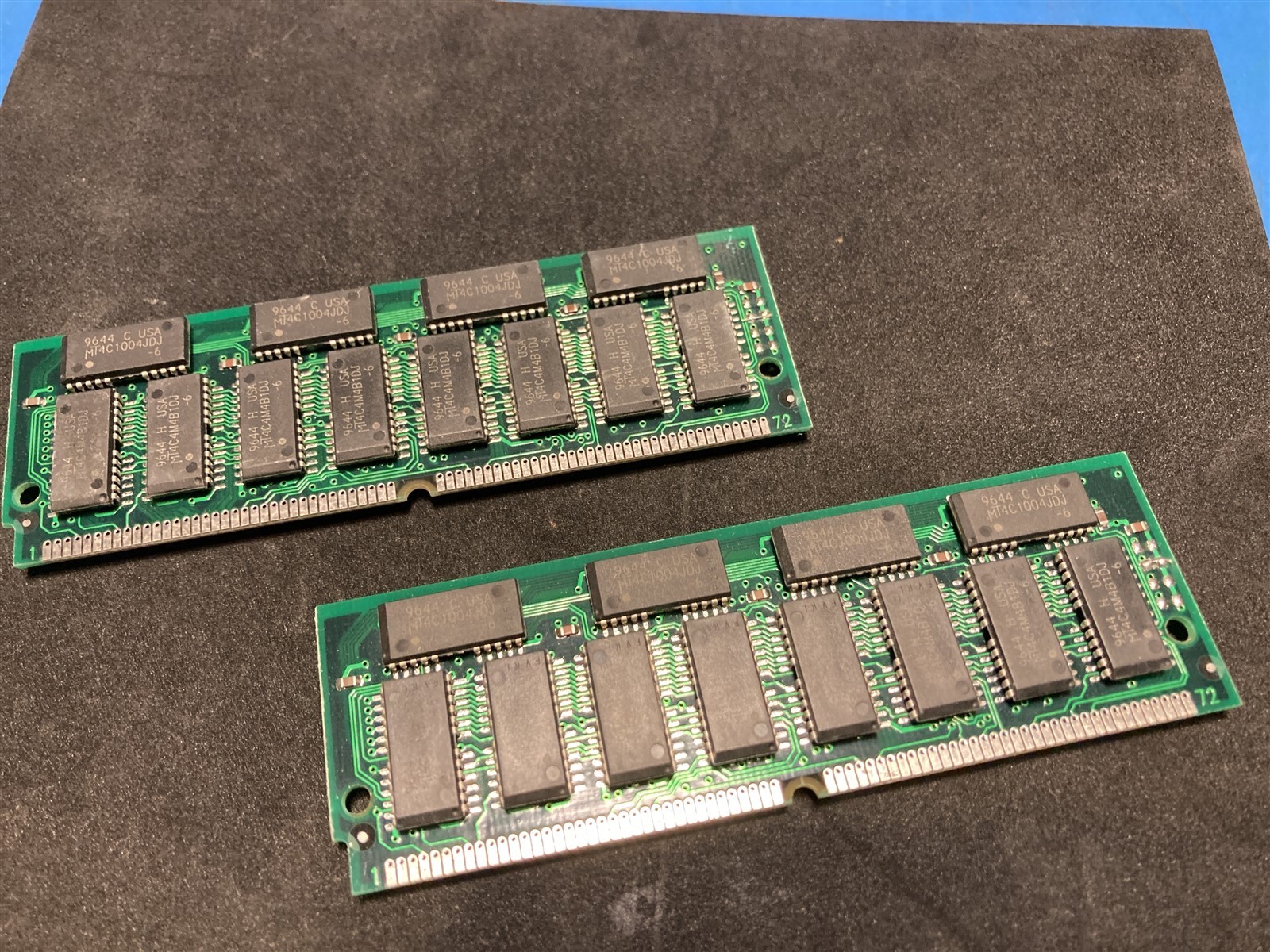 2x 32MB 8Mx36 72-pin FPM Parity RAM SIMM 64MB 60ns Fast Page Memory PC