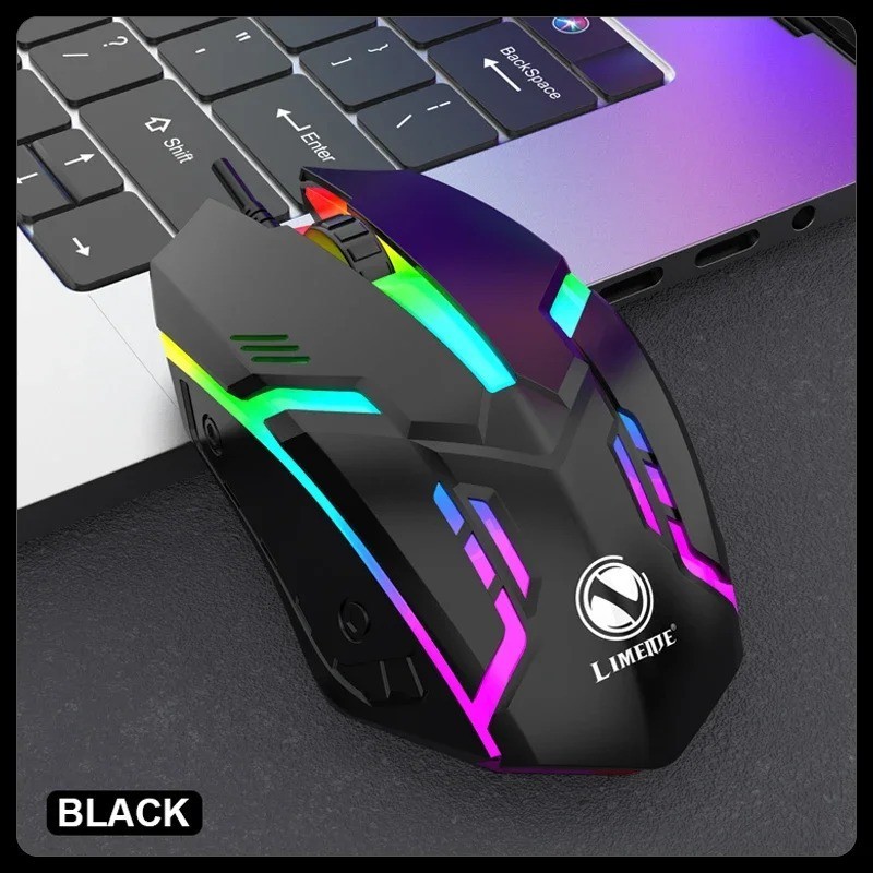 Sports LED Luminous Backlit Wired Mouse USB Wired for Desktop Laptop