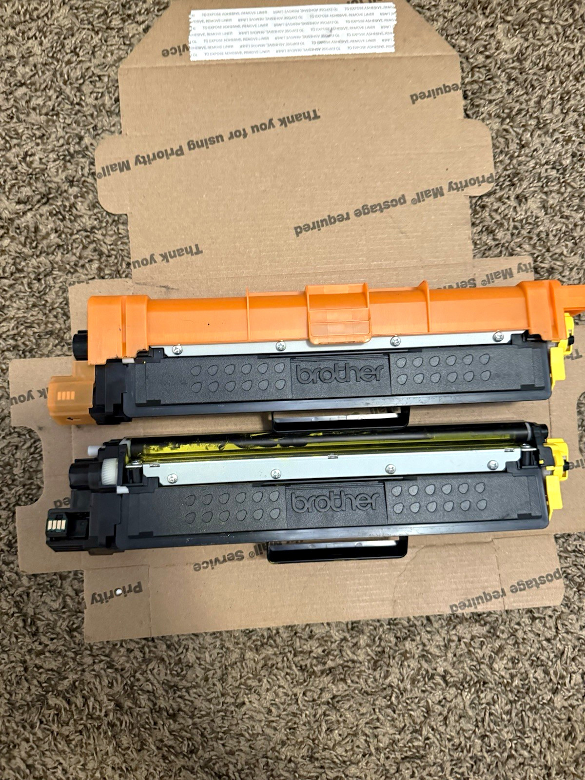 Brother TN-227Y Yellow Genuine/Original Laser Toner Cartridge 2 Pack