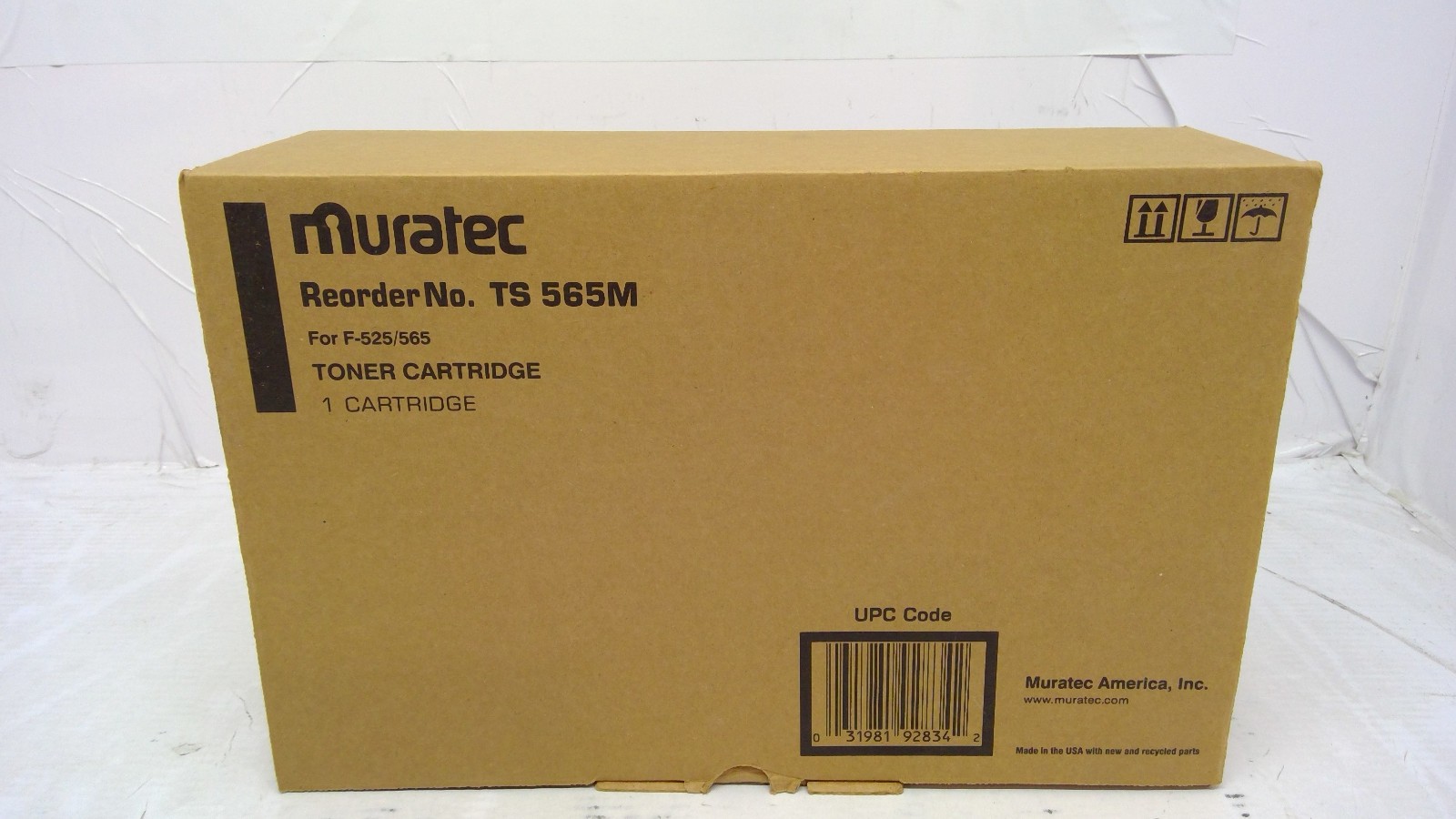 Genuine Muratec F-525/565 Toner Cartridge TS565 TS-565M TS565US
