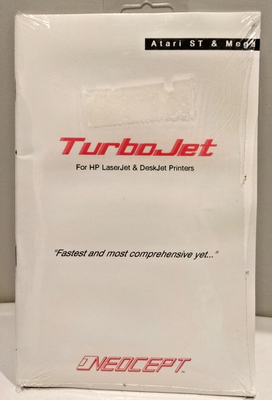 TurboJet (HP LaserJet/DeskJet Printers) by Neocept; Atari ST/MEGA; Disk w/Manual