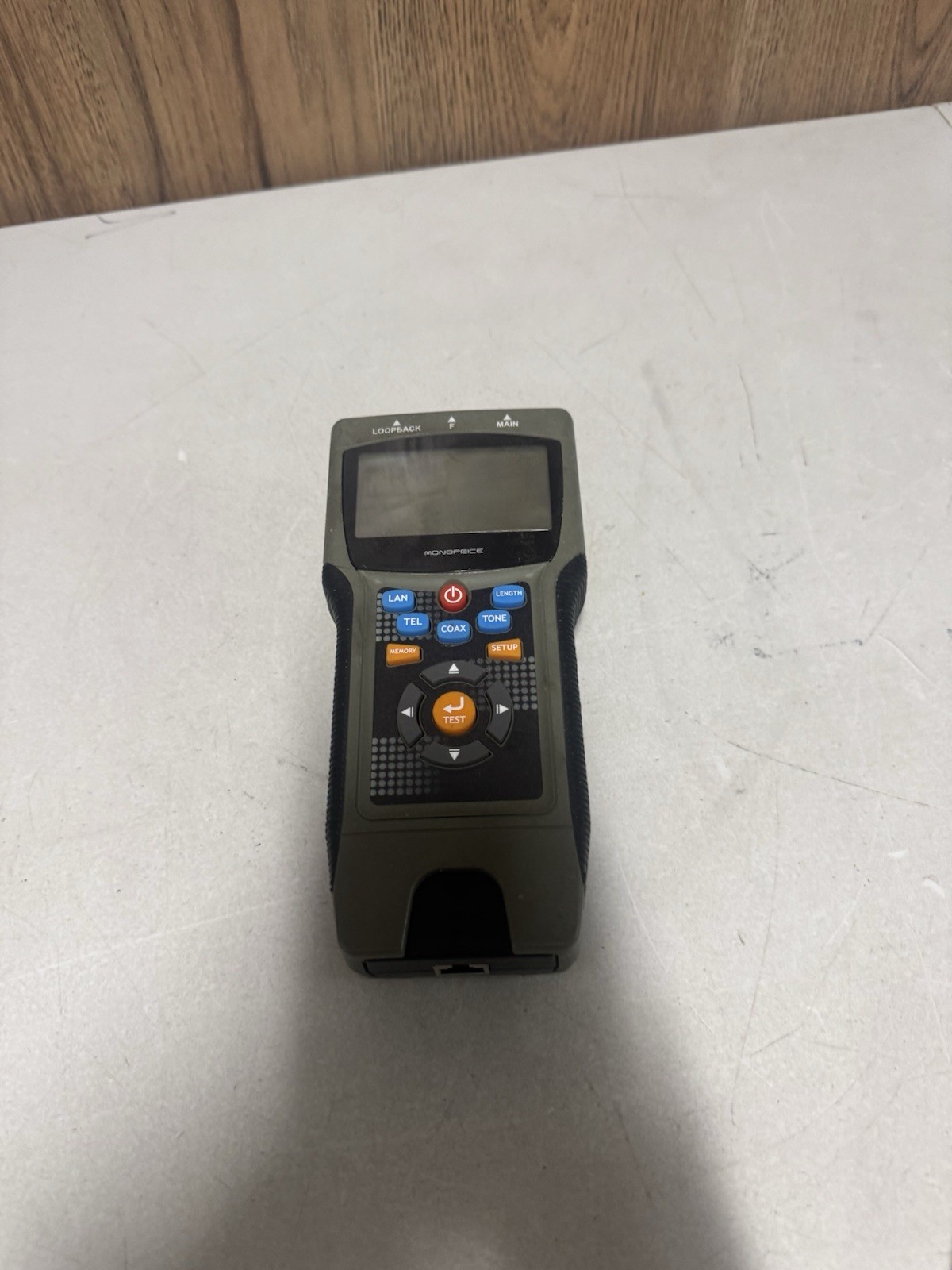 Monoprice LAN Cable Tester Network Coax RJ45 RJ11 LCD Tester