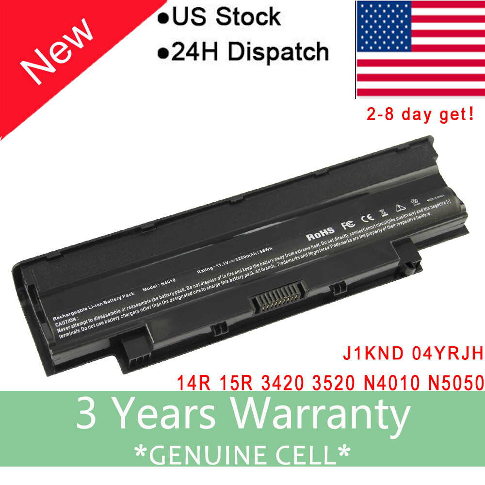 Battery for Dell Inspiron 3520 N4110 N4010 N5010 N5110 N7110 M5010 J1KND