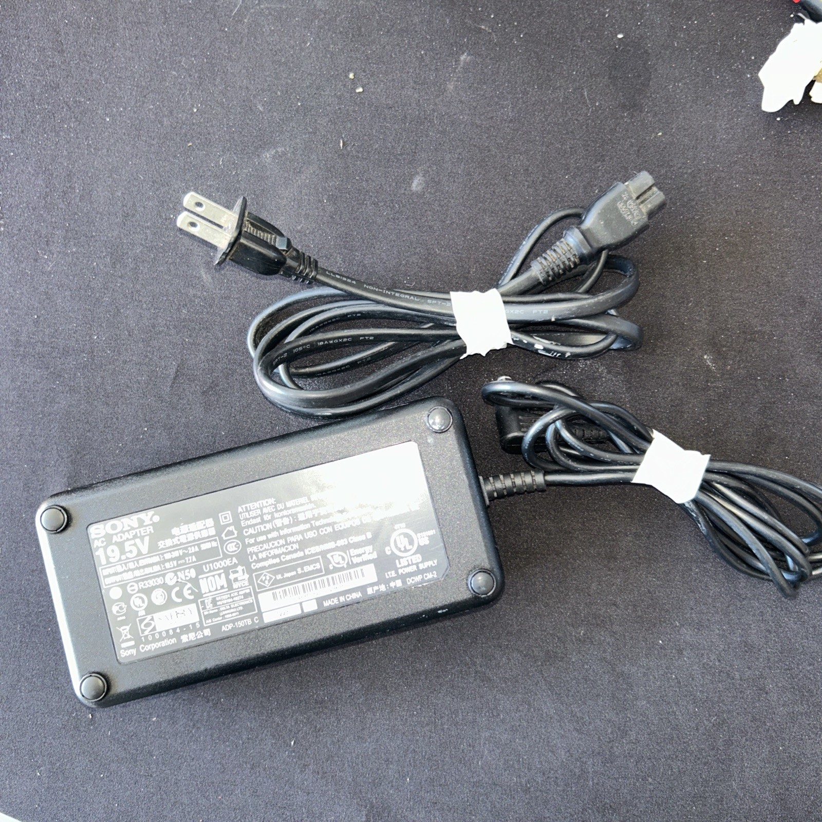 Original OEM Sony 150W AC Adapter for Sony VAIO PCG21511L,VGP-AC19V54 Laptop