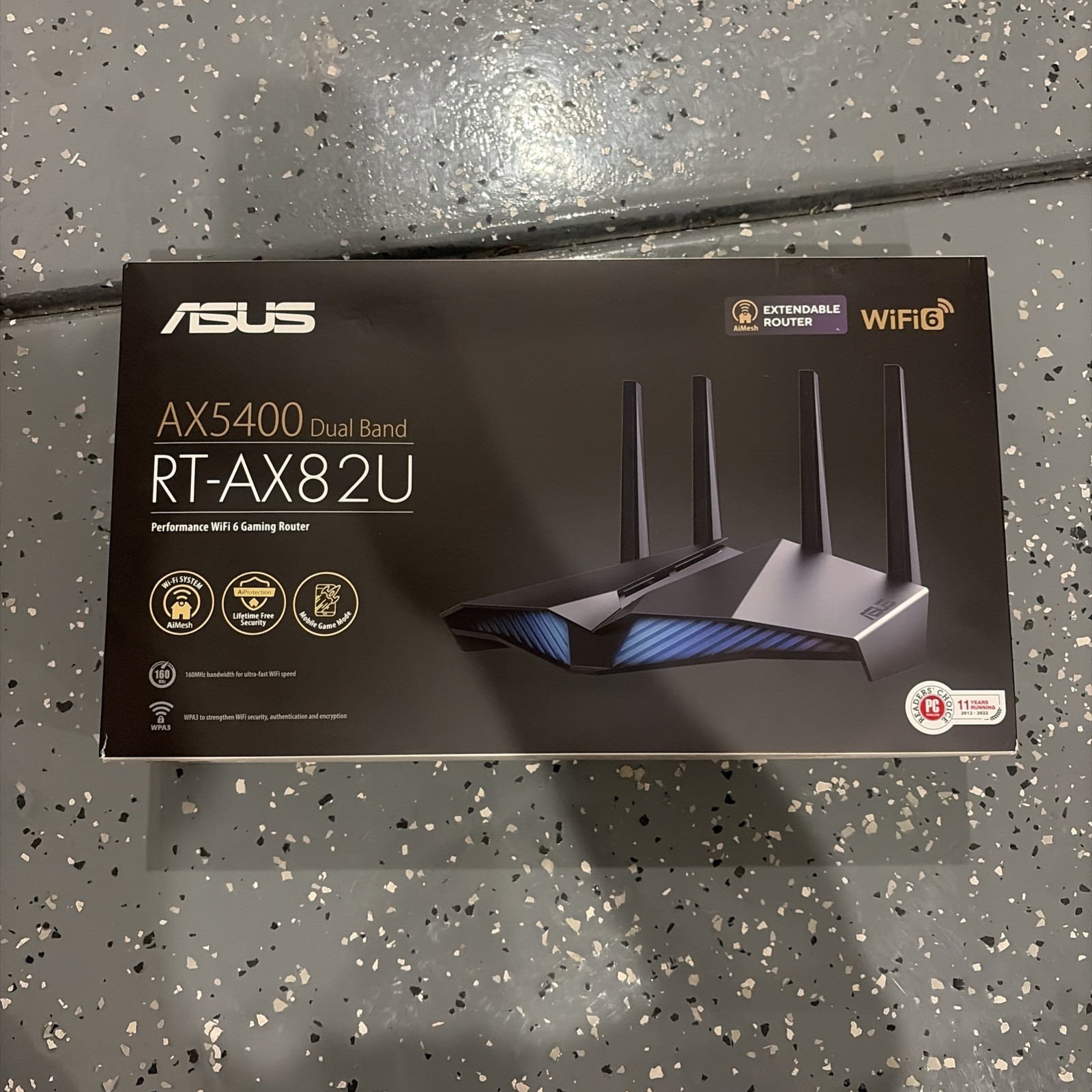 ASUS RT-AX82U AX5400 Dual-Band WiFi 6 Gaming Router New