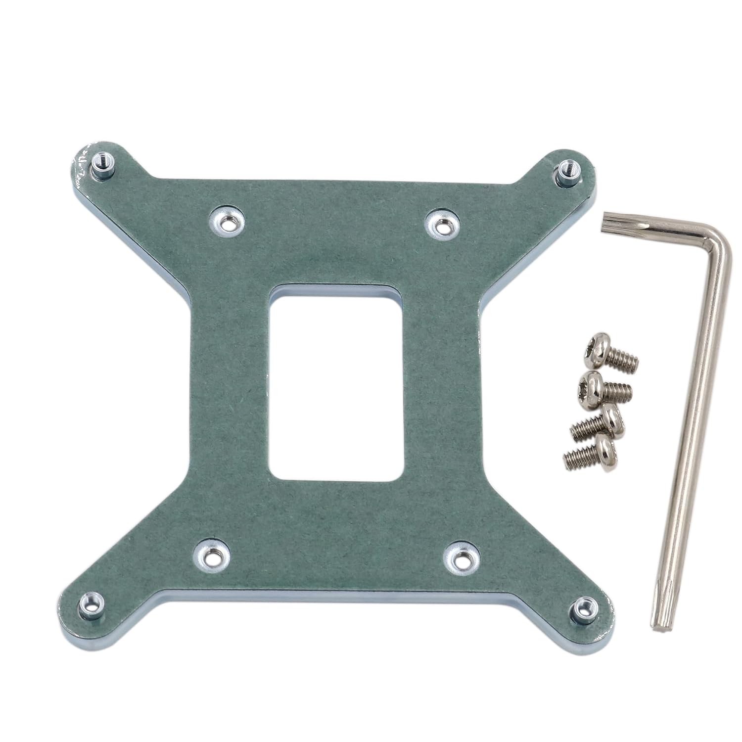 Metal LGA1700 Motherboard Backplate, CPU Radiator Base Heatsink Mounting Backpla