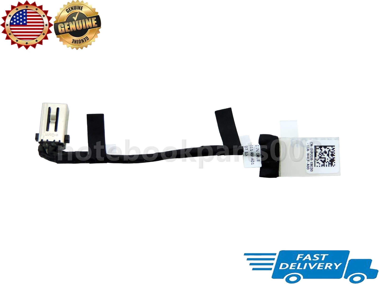 Original DC Power Jack in Cable Charging Port For Dell Inspiron 5510 5515 0VP7D8