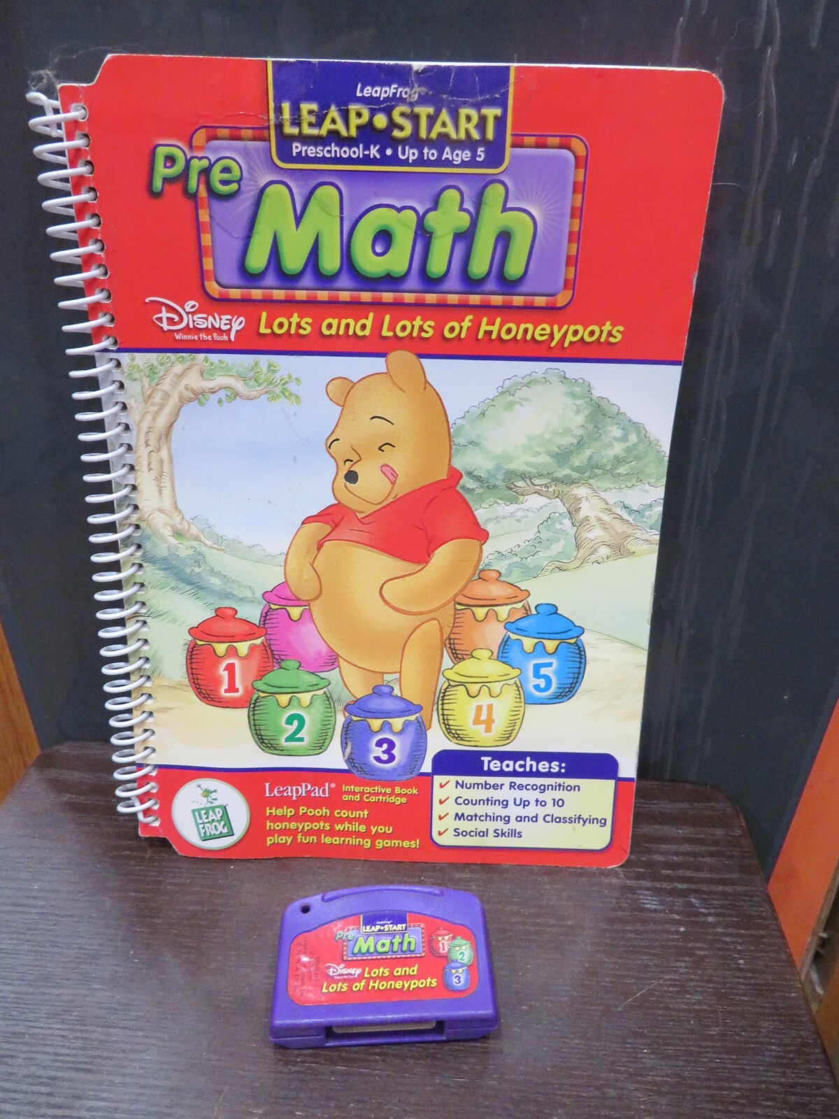 LeapFrog Leap Start Pre Math Lots And Lots Of Honeypots - Book & Cartridge