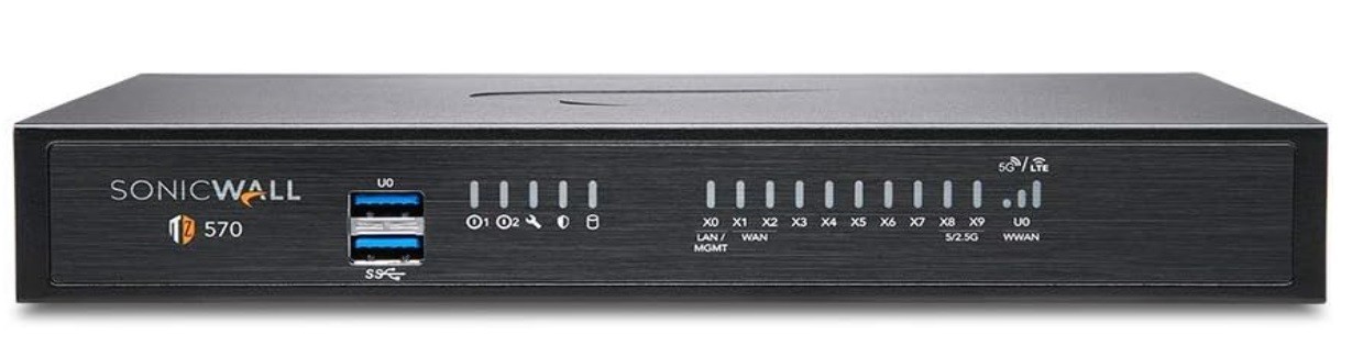 SonicWall TZ570 Network Security Appliance Unit  02-SSC-2833, Transferable