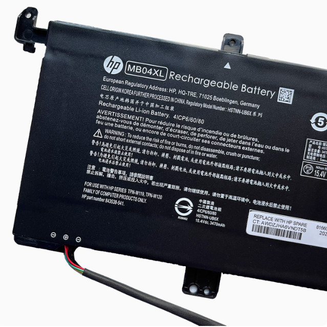 Genuine 55.67WH 15.4V MB04XL Battery For HP Envy X360 15t-aq100 15t-aq200 Series