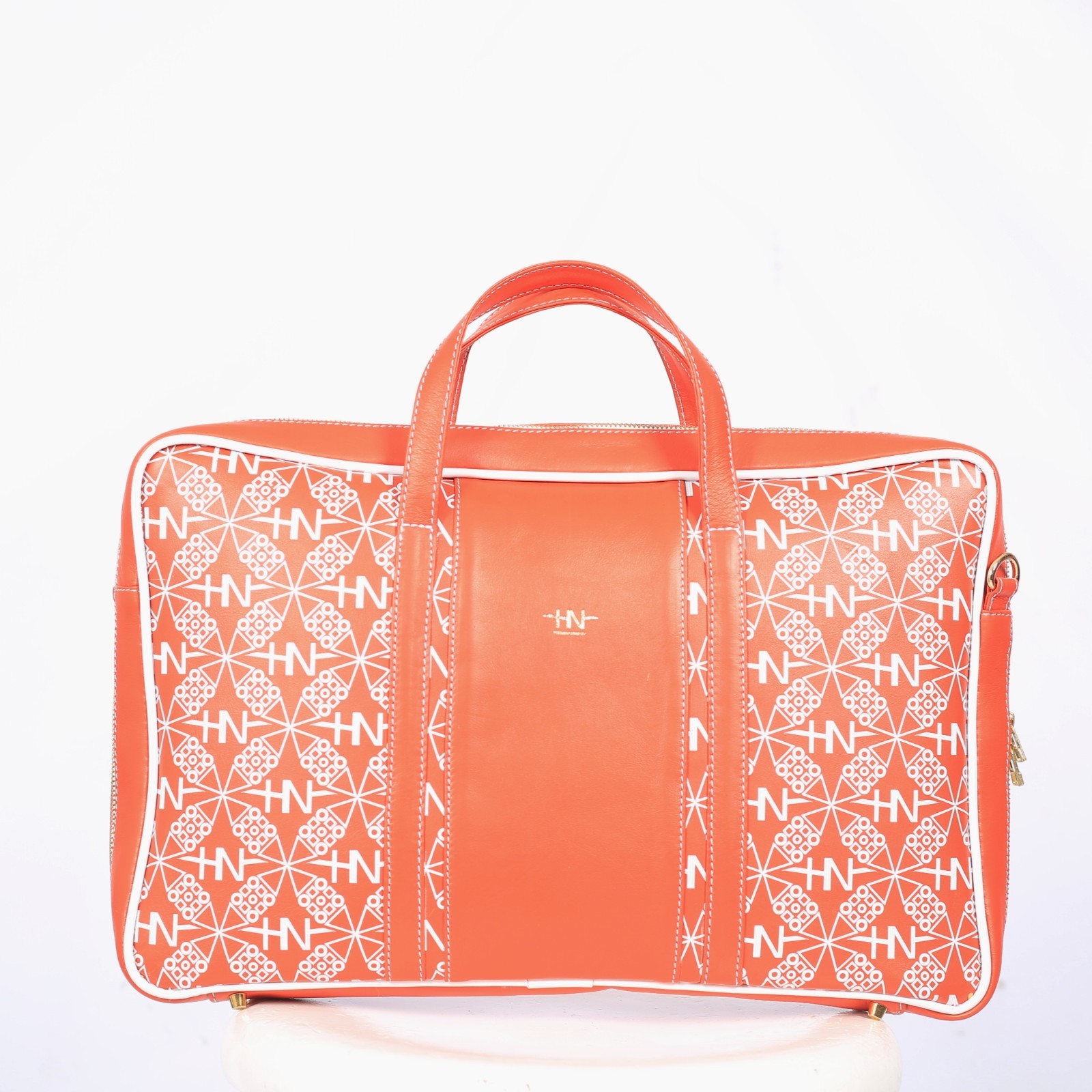 Hlumelo Nyaluza Luxury Leather Laptop Bag Briefcase African Designer 15-16"