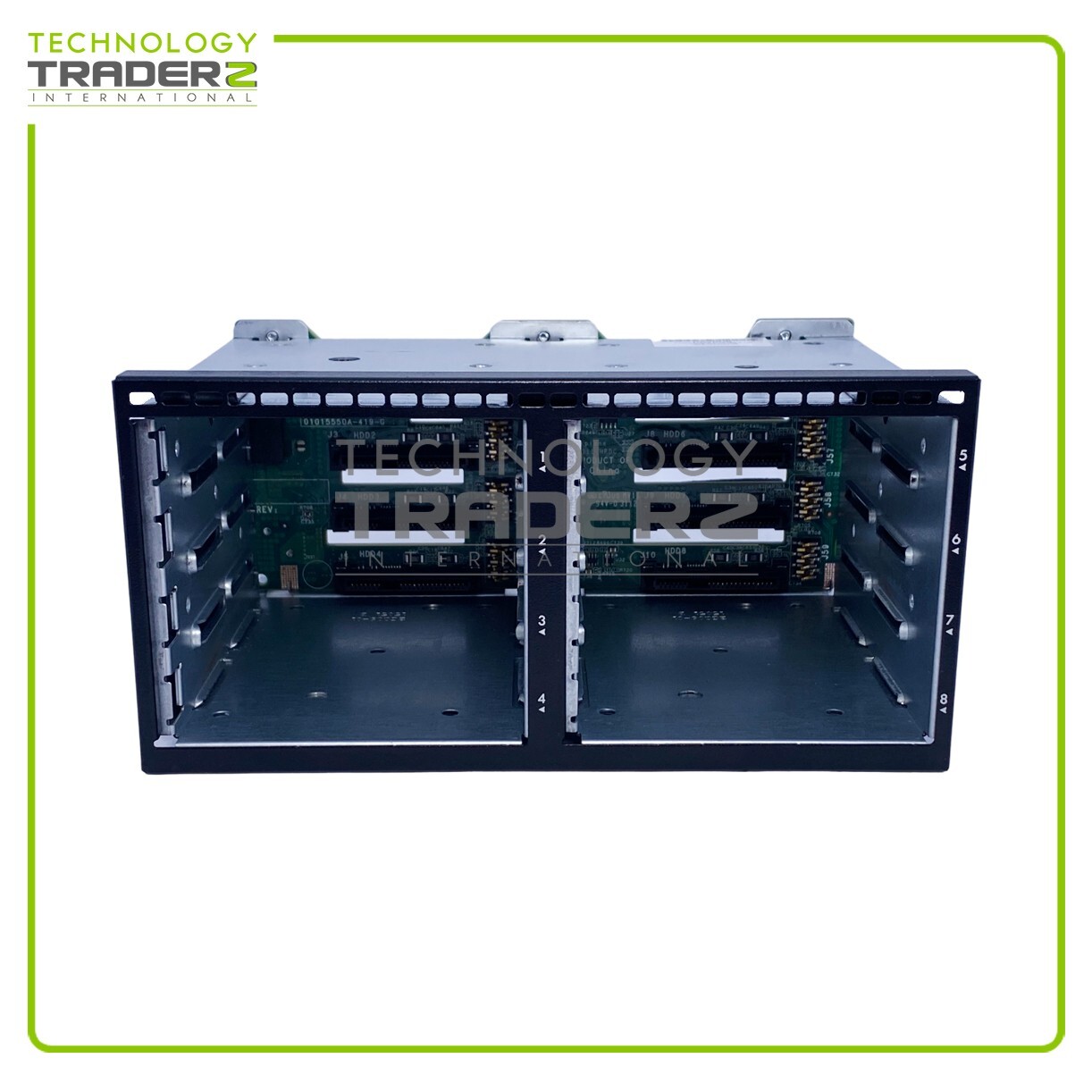 643705-001 HP Proliant DL380p G8 8 Bay 2.5" SAS HDD Backplane 670943-001 W/ Cage