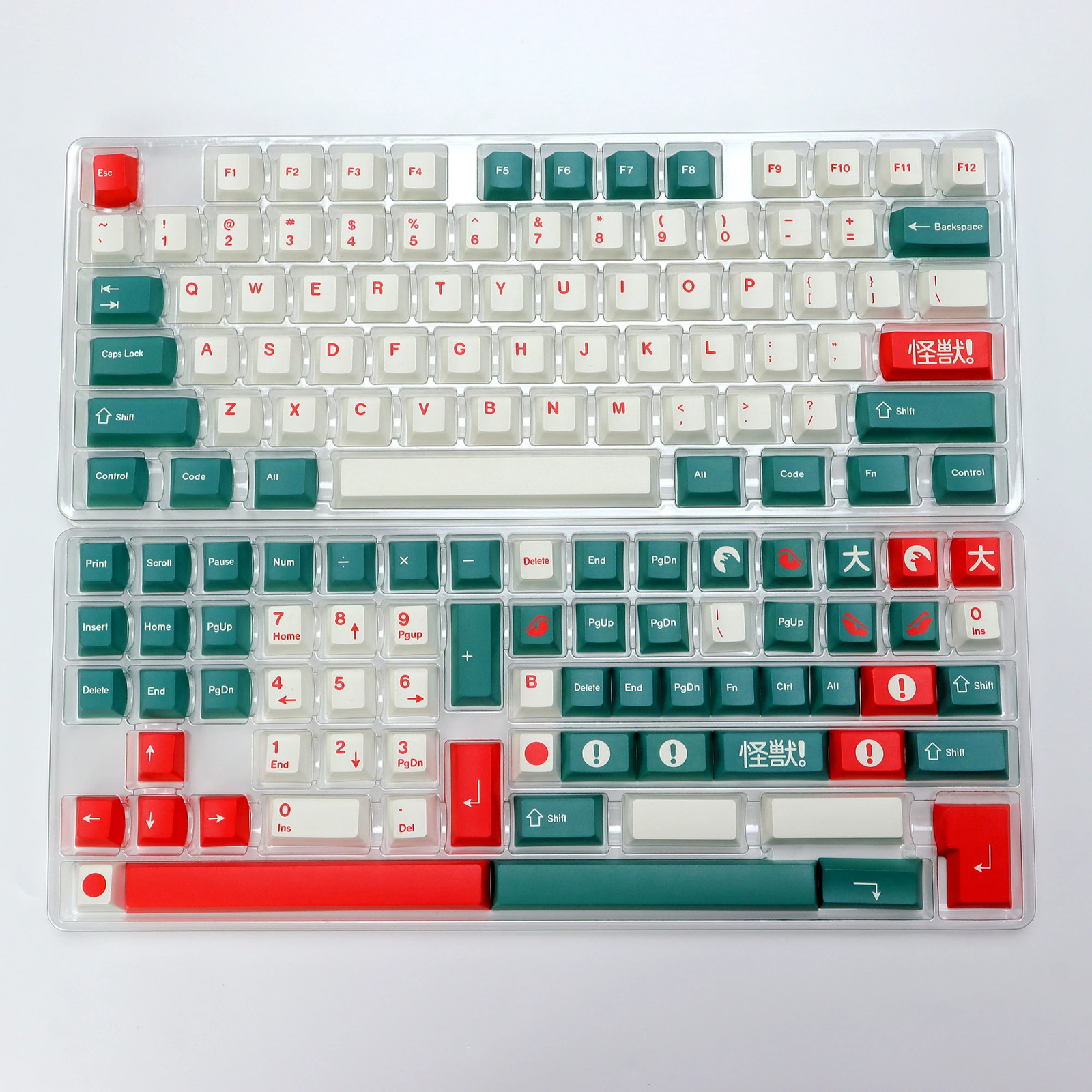 KBDiy GMK Kaiju Keycap Set 143 Keys Japanese Cherry Profile PBT Mechanical