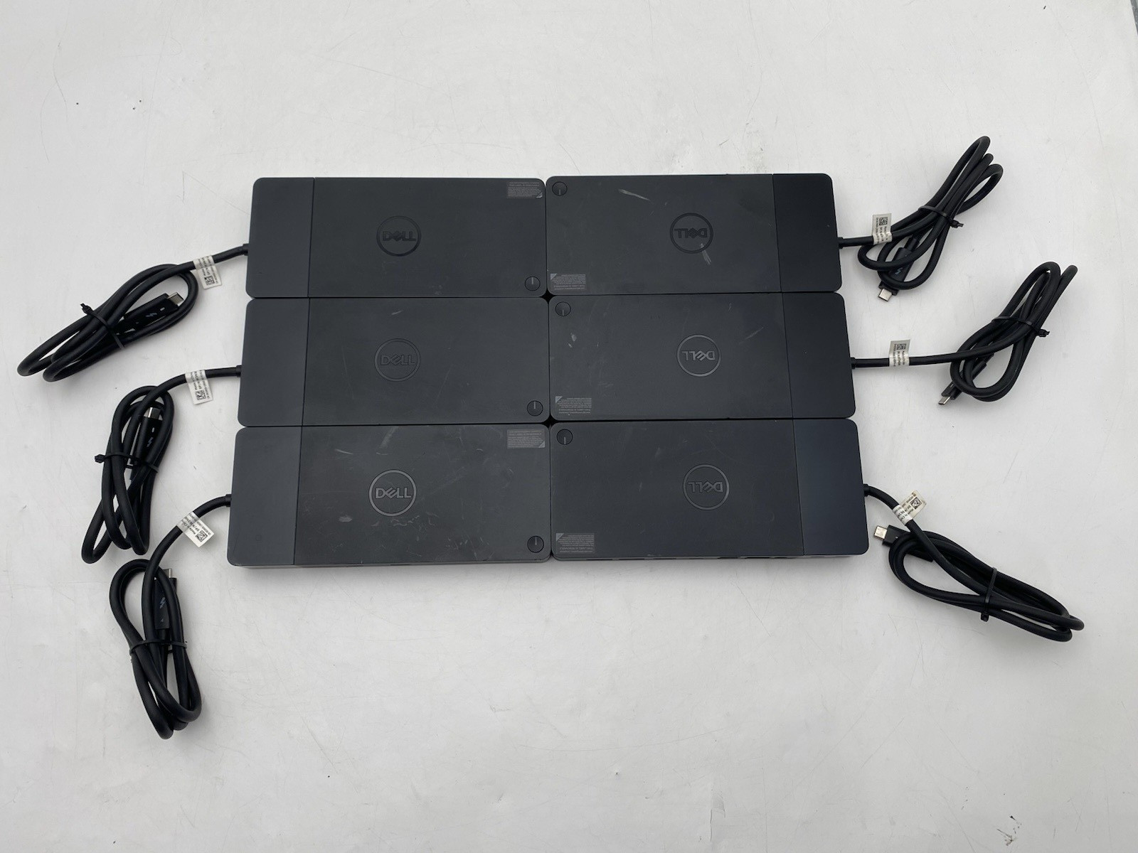 Lot of 6 Dell WD22TB4 Docking Station No AC Adapters